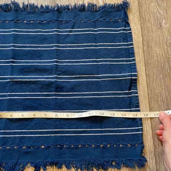 Blue Striped Cloth Napkins - Picture 2 of 3